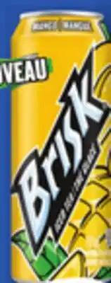 IGA BRISK CARBONATED NATURAL SPRING WATER OR SOFT DRINK offer