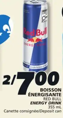 IGA RED BULL ENERGY DRINK offer