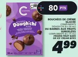 IGA COMPLIMENTS ICE CREAM BITES offer