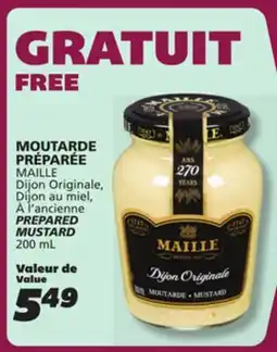 IGA MAILLE PREPARED MUSTARD offer