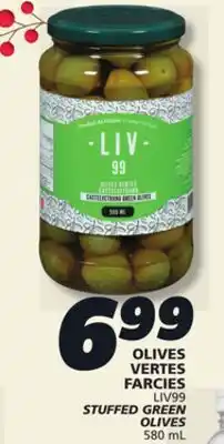 IGA LIV99 STUFFED GREEN OLIVES offer