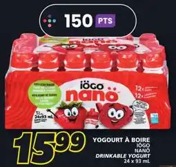 IGA IÖGO NANÖ DRINKABLE YOGURT offer