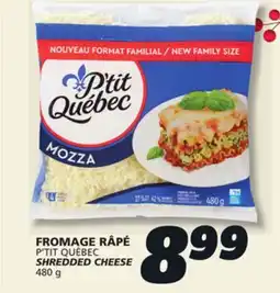 IGA P'TIT QUÉBEC SHREDDED CHEESE offer