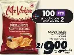 IGA MISS VICKIE'S CHIPS offer