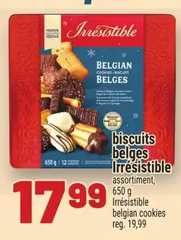 Metro BISCUITS BELGES IRRÉSISTIBLE | IRRÉSISTIBLE BELGIAN COOKIES offer