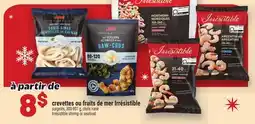 Metro CREVETTES OU FRUITS DE MER IRRÉSISTIBLE | IRRÉSISTIBLE SHRIMP OR SEAFOOD offer
