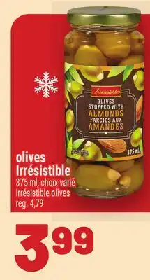 Metro OLIVES IRRÉSISTIBLE | IRRÉSISTIBLE OLIVES offer