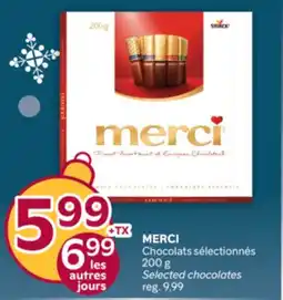 Brunet MERCI Chocolats sélectionnés offer