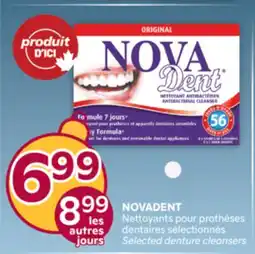 Brunet NOVADENT Nettoyants pour prothèses dentaires sélectionnés offer