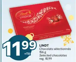 Brunet LINDT Chocolats sélectionnés offer