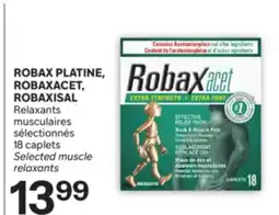 Brunet ROBAX ROBAXACET, ROBAXISAL Relaxants musculaires sélectionnés offer