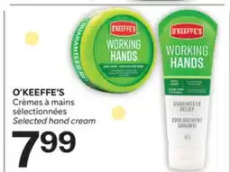 Brunet O'KEEFFE'S Crèmes à mains sélectionnées offer