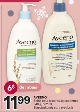 Brunet AVEENO Soins pour le corps sélectionnés offer