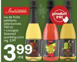 Brunet IRRESISTIBLE Jus de fruits pétillants sélectionnés offer