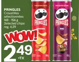 Brunet PRINGLES Croustilles sélectionnées offer