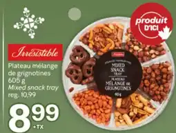 Brunet IRRESISTIBLE Plateau mélange de grignotines offer