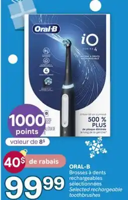 Brunet ORAL-B Brosses à dents rechargeables offer