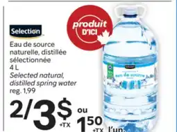 Brunet Selection Eau de source naturelle, distillée sélectionnée offer