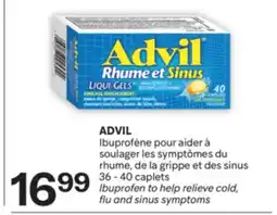 Brunet ADVIL Ibuprofène pour aider du, de la grippe et des sinus offer