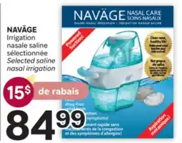 Brunet NAVÄGE Irrigation nasale saline sélectionnée offer