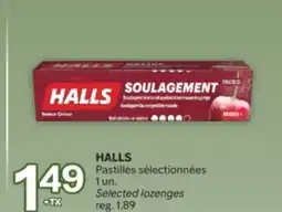 Brunet HALLS Pastilles sélectionnées offer