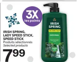 Brunet IRISH SPRING, LADY SPEED STICK, SPEED STICK Produits sélectionnés offer