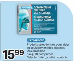 Brunet Personnelle Produits sélectionnés pour aider au soulagement des allergies Desloratadine offer