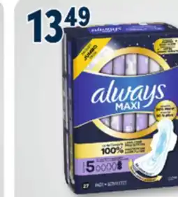 Familiprix Always Maxi pads flexi-wings S5 extra heavy overnight 27un offer