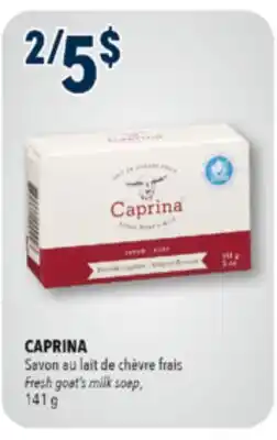 Familiprix CAPRINA Fresh goat's milk soap, 141 g offer