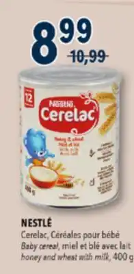 Familiprix Nestlé Cerelac honey & wheat baby cereal 400g offer