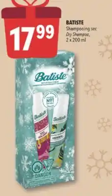 Familiprix BATISTE Dry Shampoo, 2 x 200 ml offer
