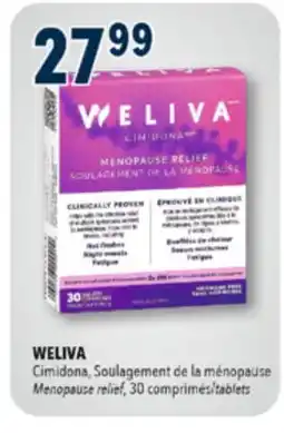 Familiprix WELIVA, Cimidona, Menopause relief, 30 tablets offer