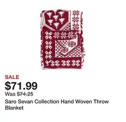 Wayfair Saro Sevan Collection Hand Woven Throw Blanket offer