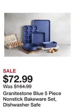 Wayfair Granitestone Blue 5 Piece Nonstick Bakeware Set, Dishwasher Safe offer
