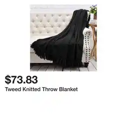 Wayfair Tweed Knitted Throw Blanket offer