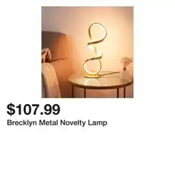 Wayfair Brecklyn Metal Novelty Lamp offer