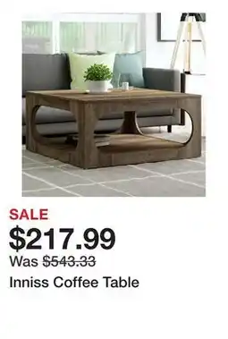 Wayfair Inniss Coffee Table offer