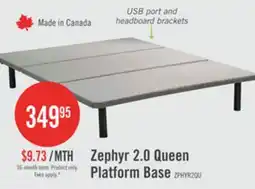 The Brick Zephyr 2.0 Queen Platform Base offer