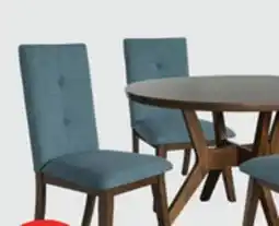 The Brick Chelsea Dining Chair with Linen-Look Fabric - Grey offer