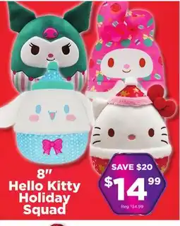 Showcase 8 Hello Kitty Holiday Squad offer