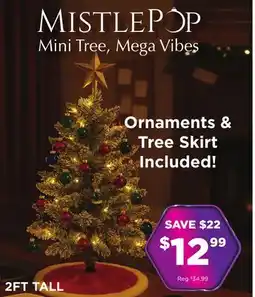 Showcase MistlePop Mini Tree, Mega Vibes offer
