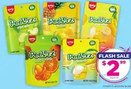 Showcase Amos 4D Peelerz Peelable Fruit Gummy Candy offer