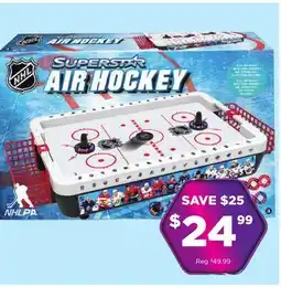 Showcase NHL Superstar Premium Series Mini Tabletop Air Hockey offer