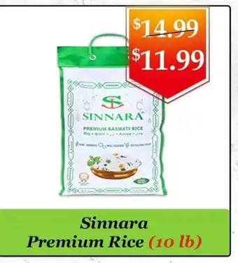 Atiya's Fresh Farm Sinnara Premium Rice offer