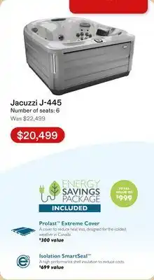 Club Piscine Jacuzzi Spa J-445 offer
