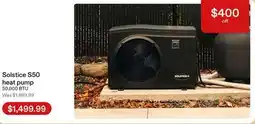 Club Piscine Solstice S50 Heat Pump offer