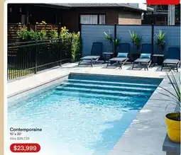 Club Piscine Contemporaine 10' x 20' Inground pool offer