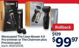 Walmart Manscaped The Lawn Mower offer
