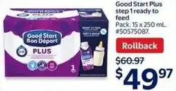 Walmart Good Start Plus step 1 ready to feed offer