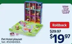 Walmart Pet Hotel playset offer